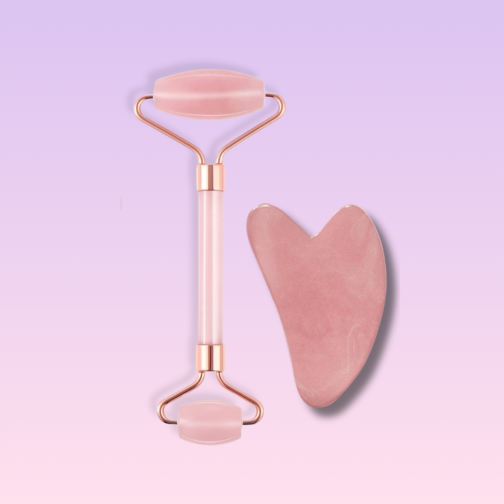 Gua Sha Ansikt – Lifting Massasje Verktøy i Quartz & Jade | Hudpleie Norge